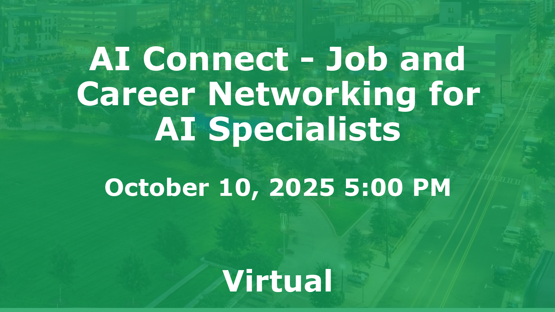 AI Connect - Job and Career Networking for AI Specialists event image